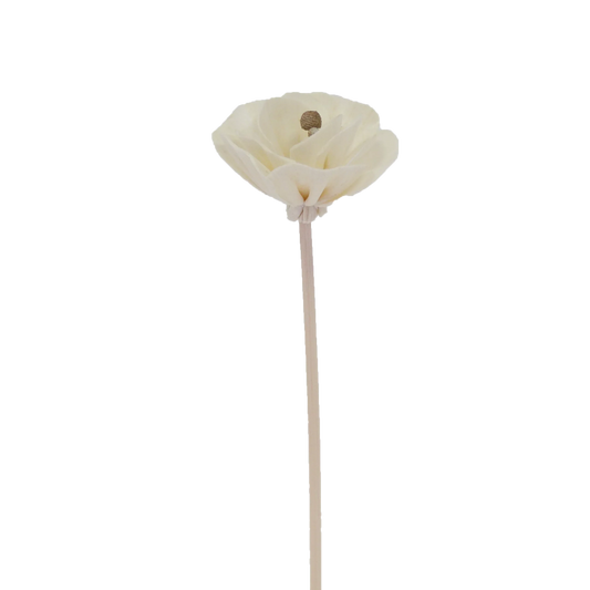 Fleur Pivoine de chine - Bâtonnet diffuseur en rotin-0