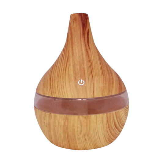 Light wood-look essential oil diffuser & humidifier-0